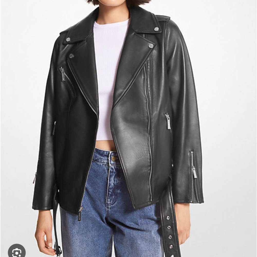 Women's Black Leather Jacket